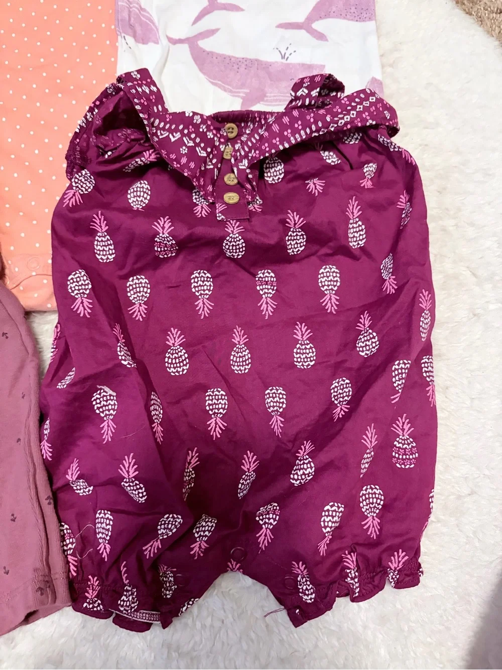Carters Baby Girls' 5-Piece Mix-and-Match Clothing Lot size 3-6 months
